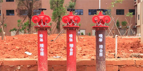 安裝水泵接合器